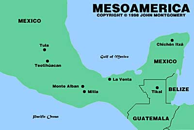 Map of Mesoamerica